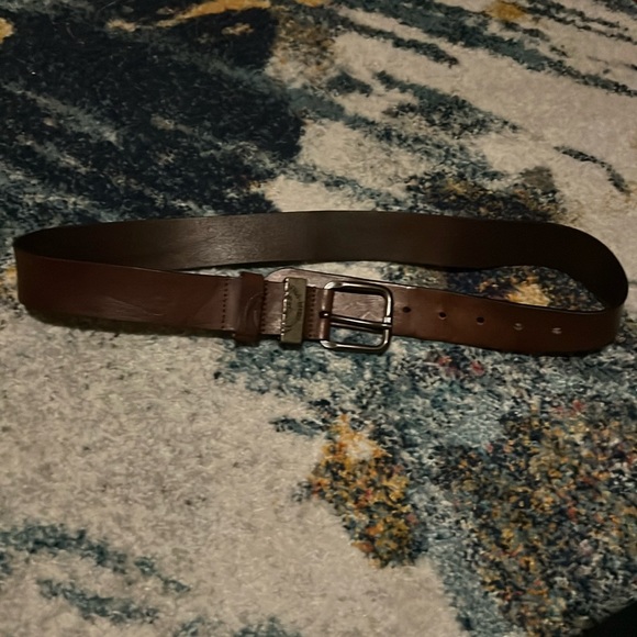 DIESEL brown leather belt 34 inches - Picture 1 of 5